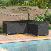 vidaXL Copertura per mobili da esterno 235 x 235 x 80 cm