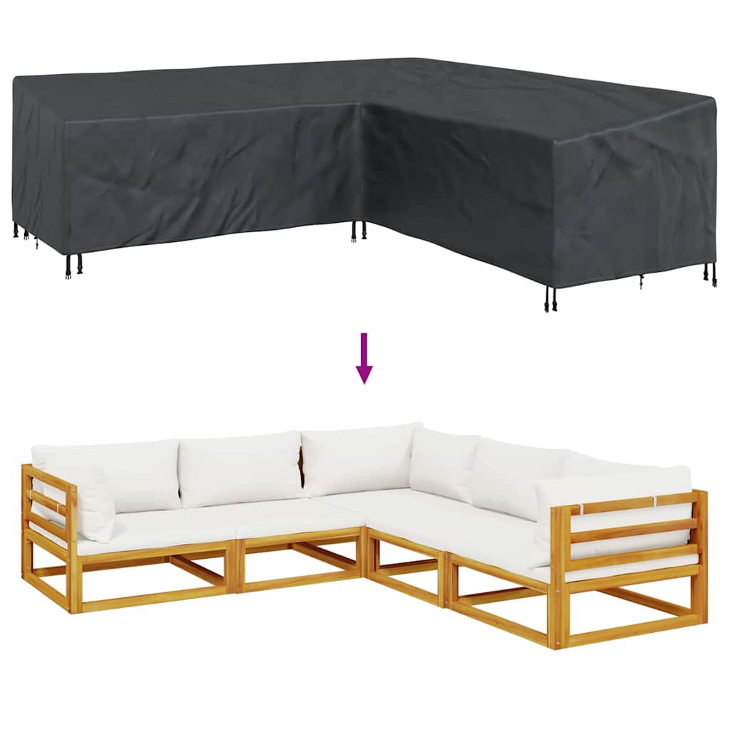 vidaXL Copertura per mobili da esterno 255 x 255 x 80 cm