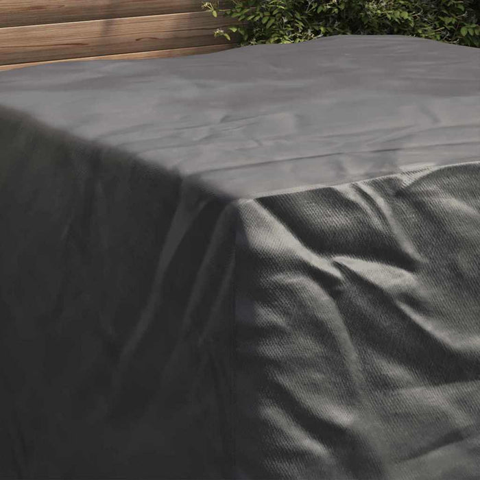Copertura per mobili da esterno Nero 125 x 125 x 74 cm 600D 4105716
