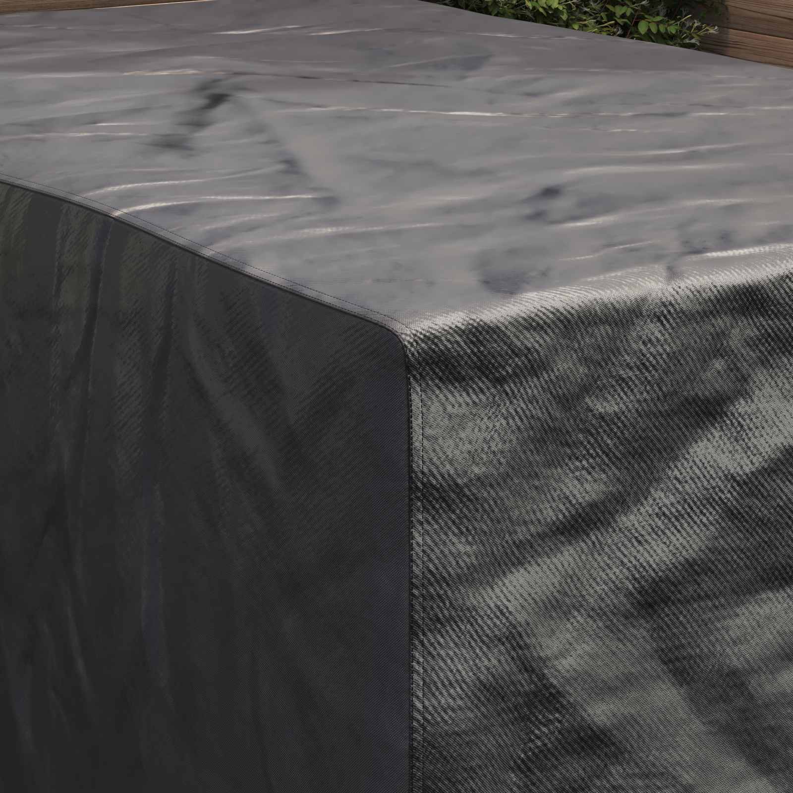 Copertura per mobili da esterno Nero 143 x 225 x 90 cm 420D 4105727