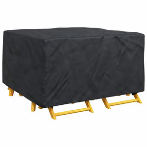 vidaXL Copertura per mobili da esterno Nero 150 x 150 x 75 cm 600D