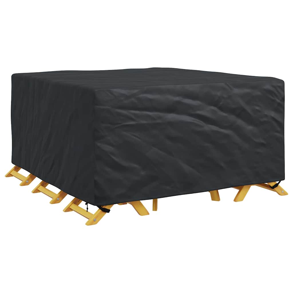vidaXL Copertura per mobili da esterno Nero 180 x 190 x 85 cm 210D