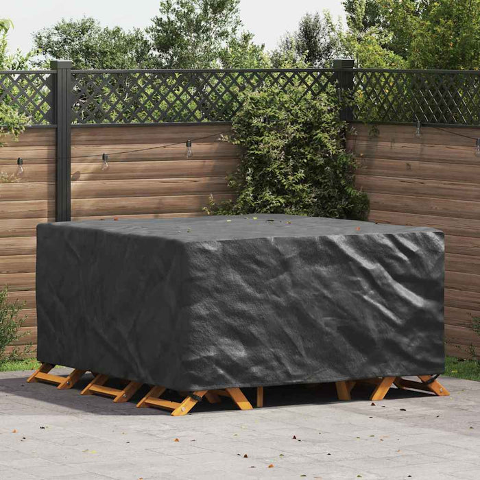 vidaXL Copertura per mobili da esterno Nero 180 x 190 x 85 cm 420D