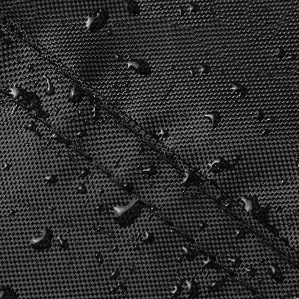 vidaXL Copertura per mobili da esterno Nero 180 x 120 x 74 cm 420D
