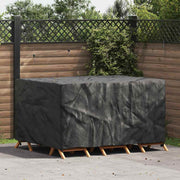 vidaXL Copertura per mobili da esterno Nero 180 x 140 x 90 cm 600D