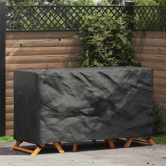 vidaXL Copertura per mobili da esterno Nero 180 x 70 x 90 cm 210D