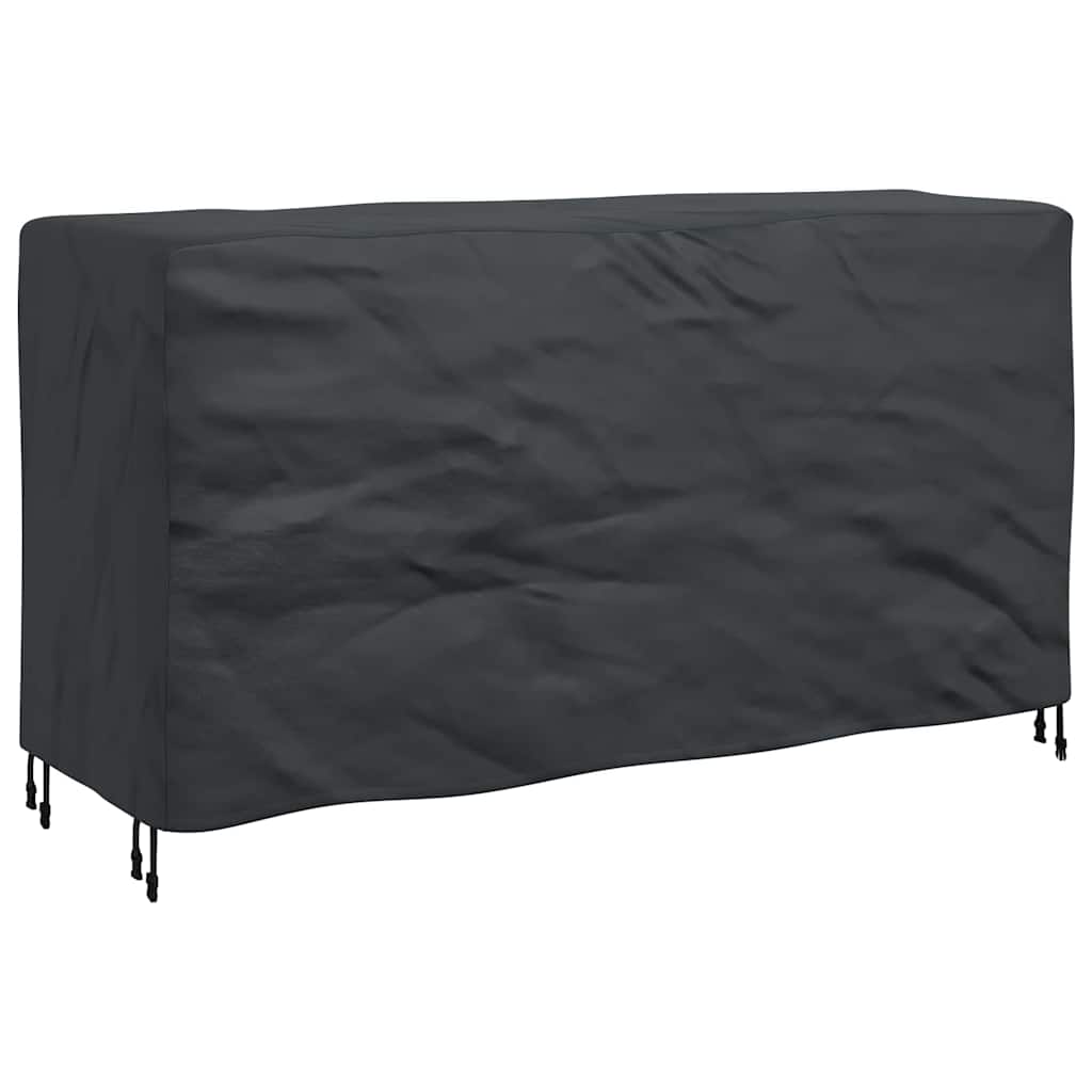 vidaXL Copertura per mobili da esterno Nero 180 x 70 x 90 cm 210D