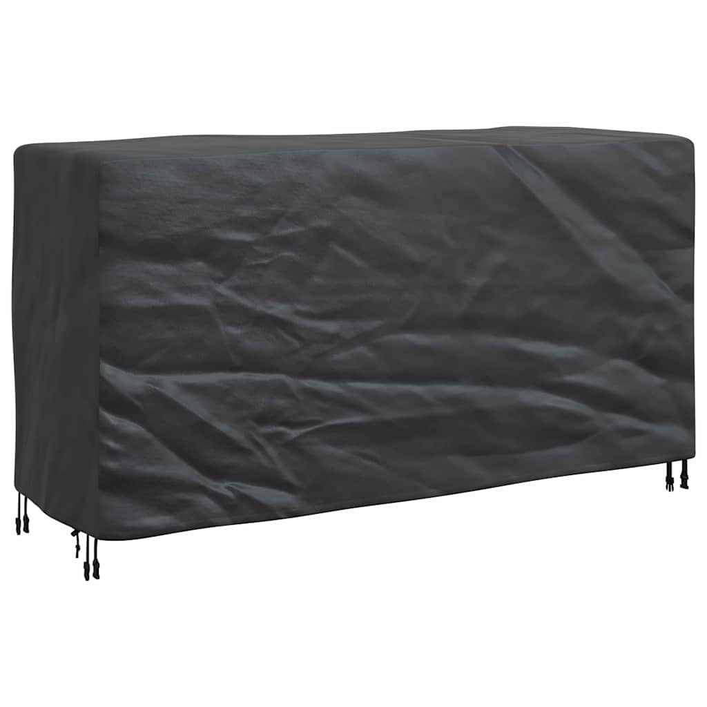 vidaXL Copertura per mobili da esterno Nero 180 x 70 x 90 cm 210D