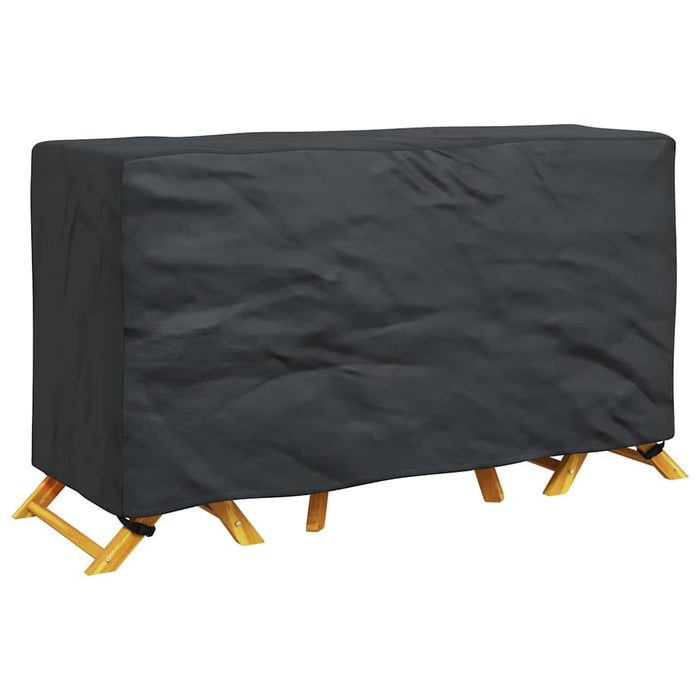 vidaXL Copertura per mobili da esterno Nero 180 x 70 x 90 cm 210D