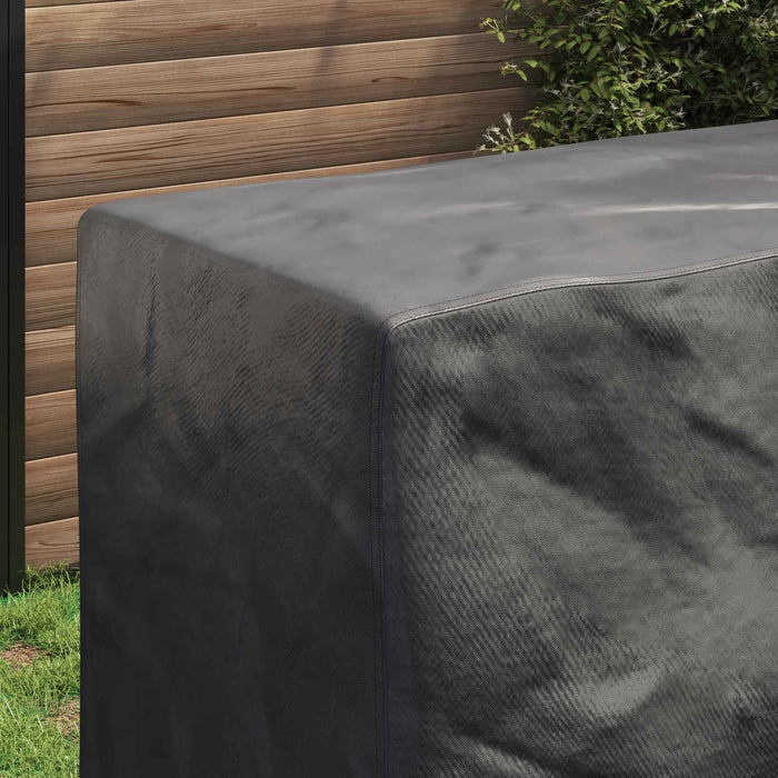 Copertura per mobili da esterno Nero 180 x 70 x 90 cm 600D 4105755