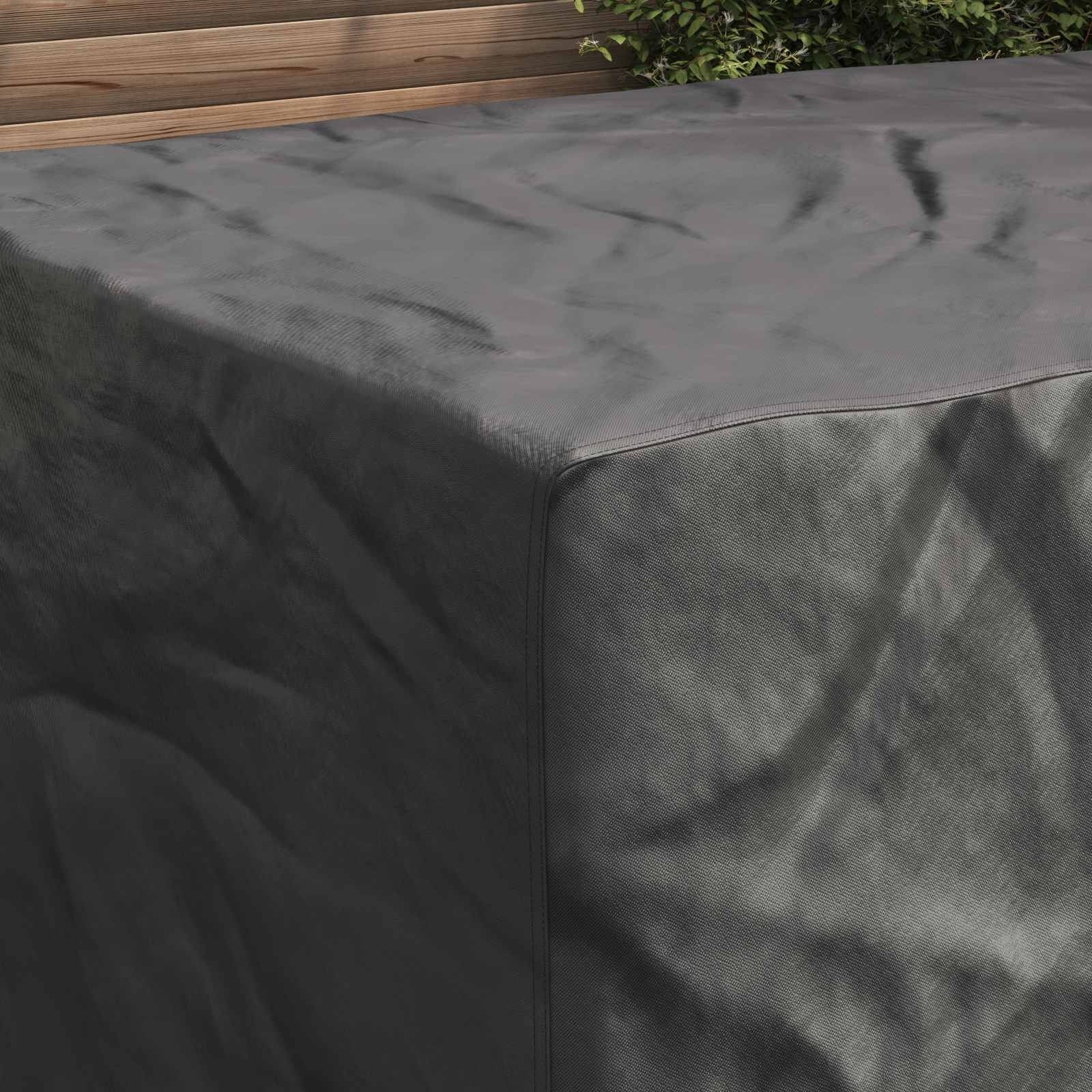 Copertura per mobili da esterno Nero 180 x 150 x 85 cm 210D 4105756