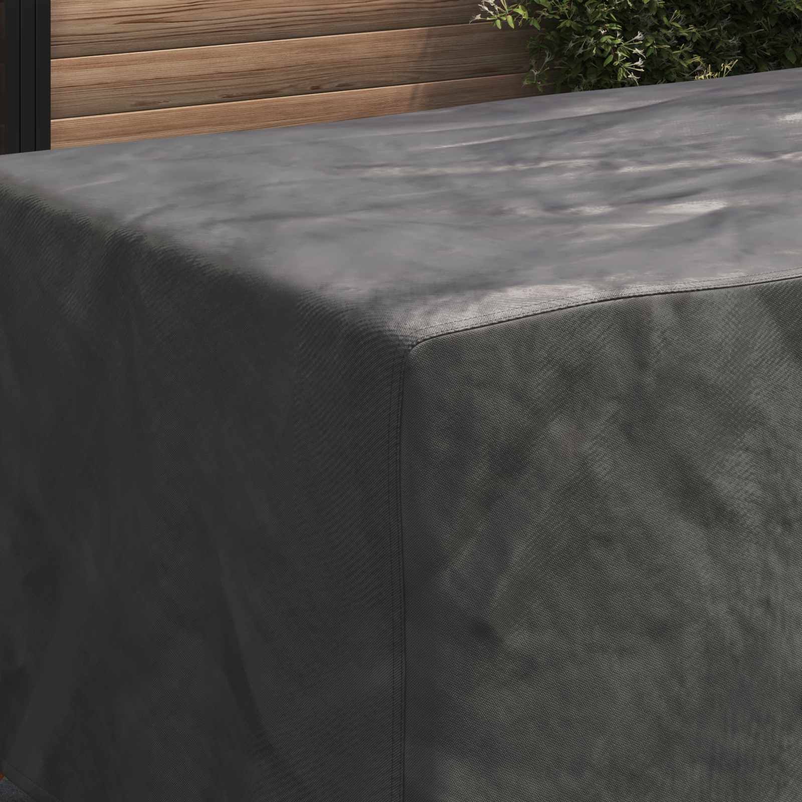 Copertura per mobili da esterno Nero 200 x 110 x 70 cm 210D 4105759