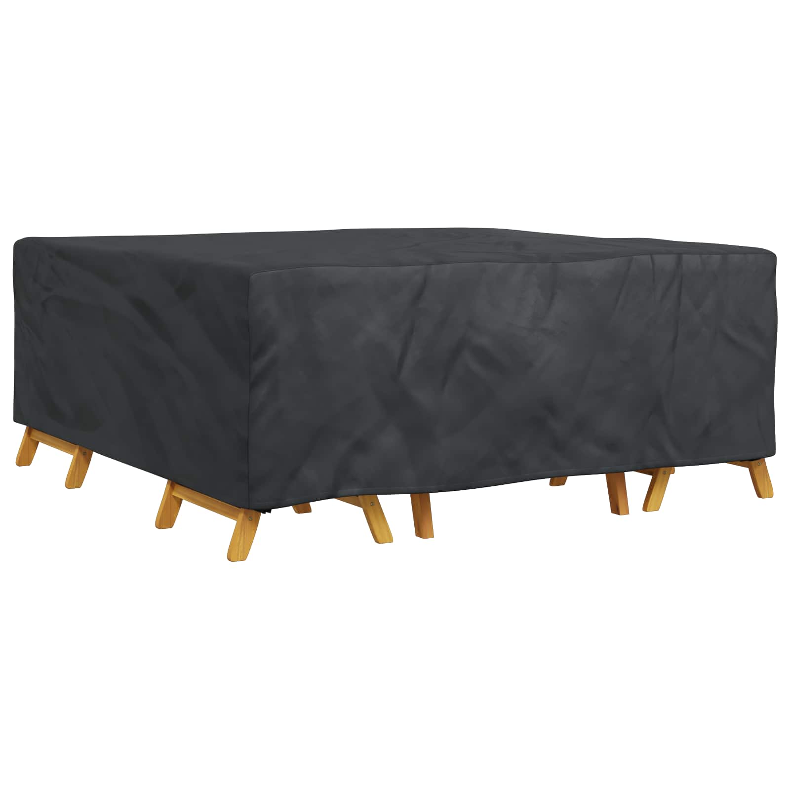 Copertura per mobili da esterno Nero 200 x 190 x 85 cm 210D 4105765