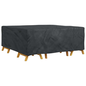 vidaXL Copertura per mobili da esterno Nero 200 x 190 x 85 cm 600D