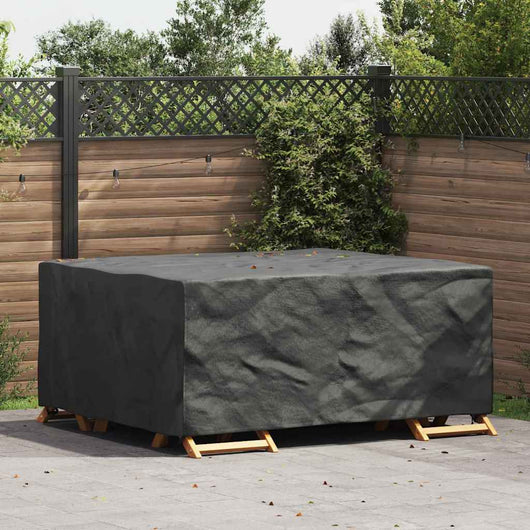 vidaXL Copertura per mobili da esterno Nero 200 x 150 x 85 cm 600D