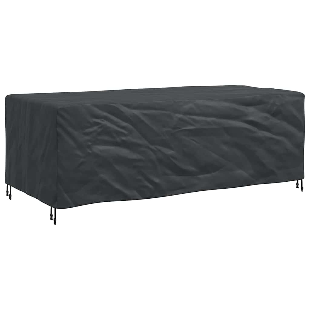 vidaXL Copertura per mobili da esterno Nero 220 x 110 x 70 cm 210D