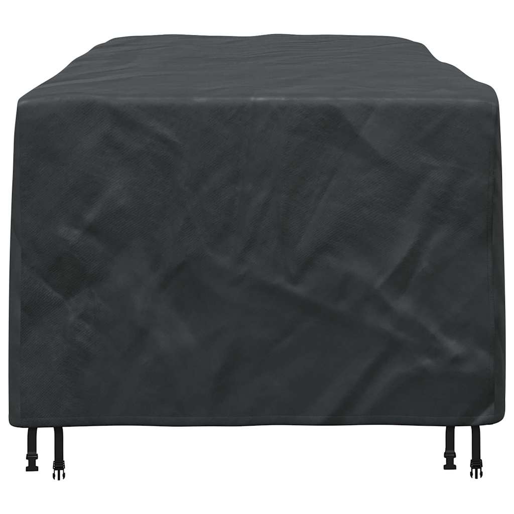 vidaXL Copertura per mobili da esterno Nero 220 x 110 x 70 cm 600D