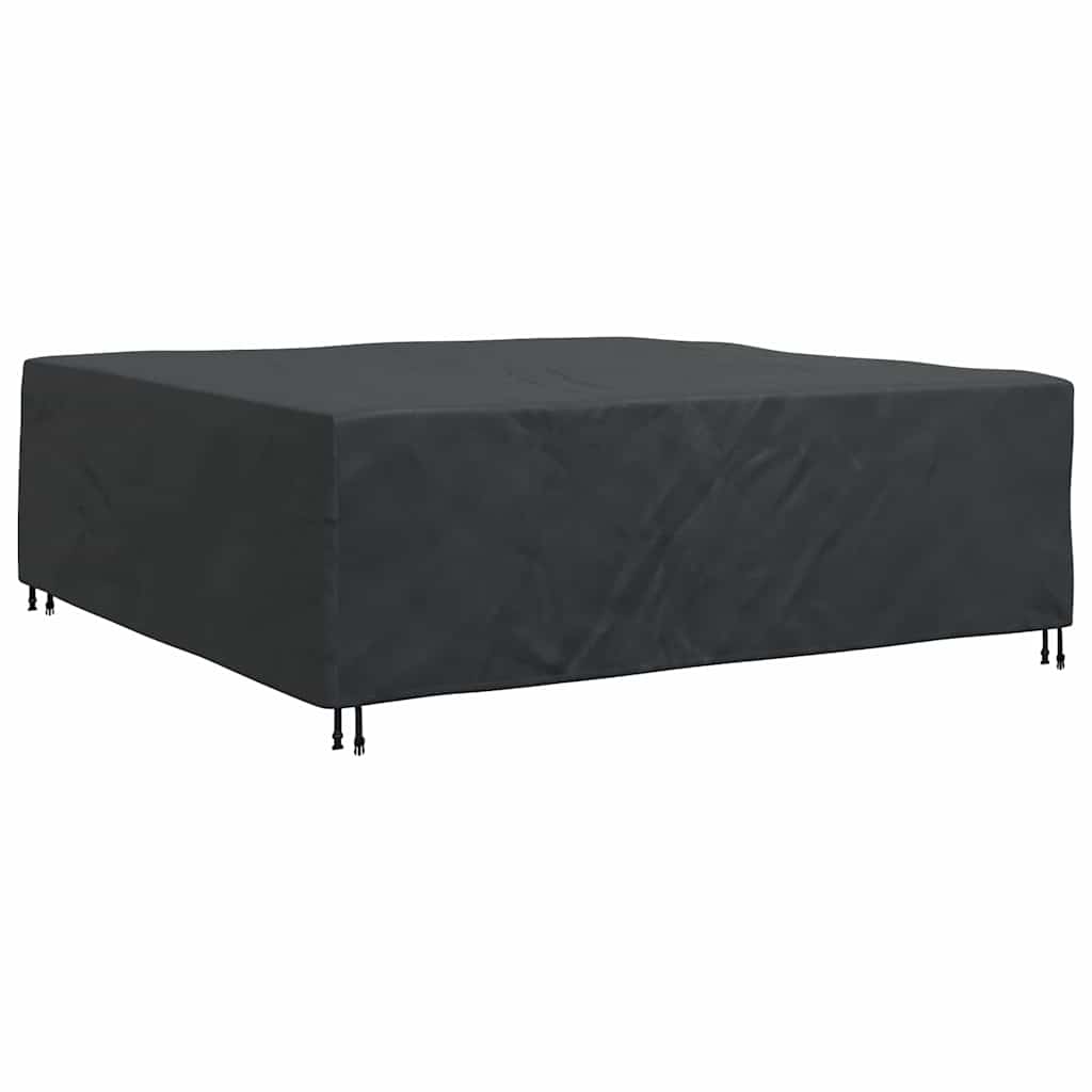 vidaXL Copertura per mobili da esterno Nero 220 x 220 x 70 cm 210D
