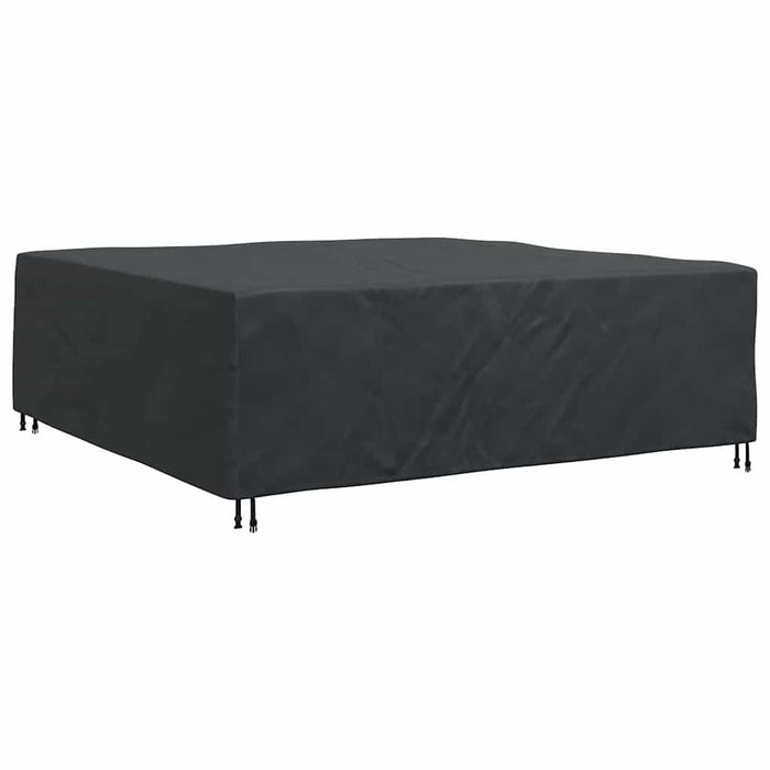 vidaXL Copertura per mobili da esterno Nero 220 x 220 x 70 cm 210D