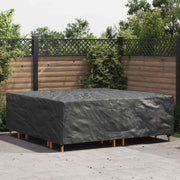 vidaXL Copertura per mobili da esterno Nero 220 x 220 x 70 cm 600D
