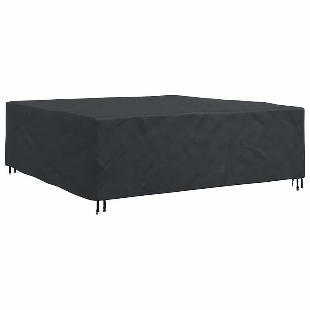 vidaXL Copertura per mobili da esterno Nero 220 x 220 x 70 cm 600D