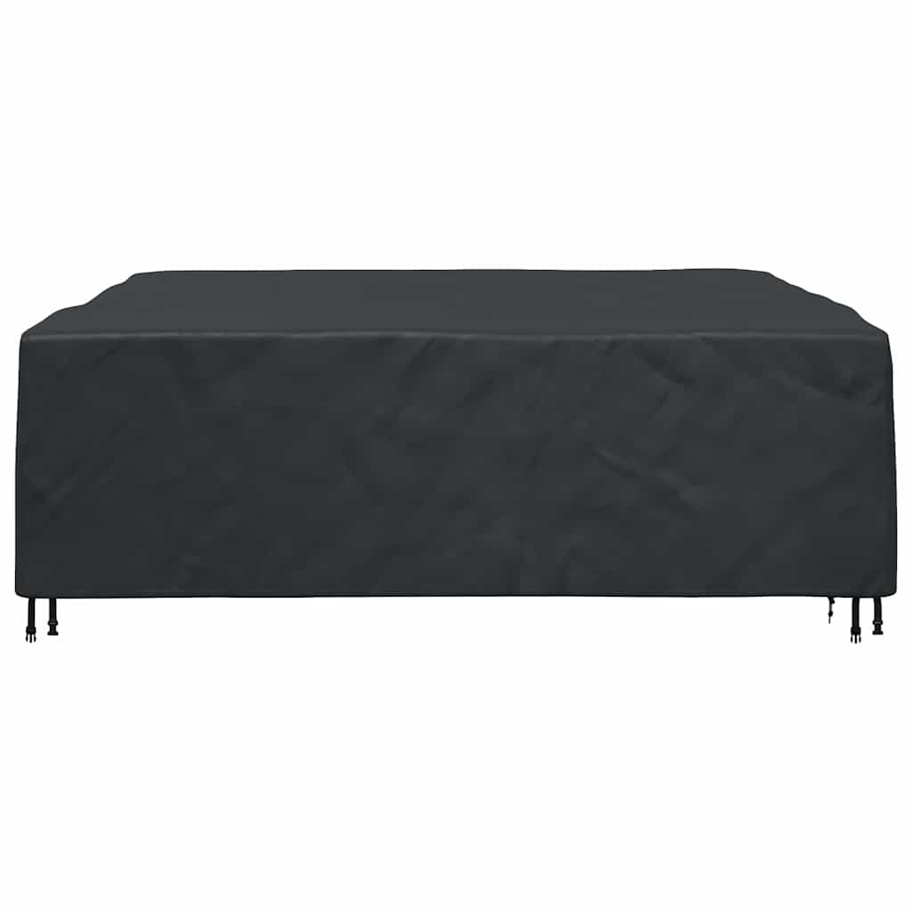 vidaXL Copertura per mobili da esterno Nero 220 x 220 x 70 cm 600D