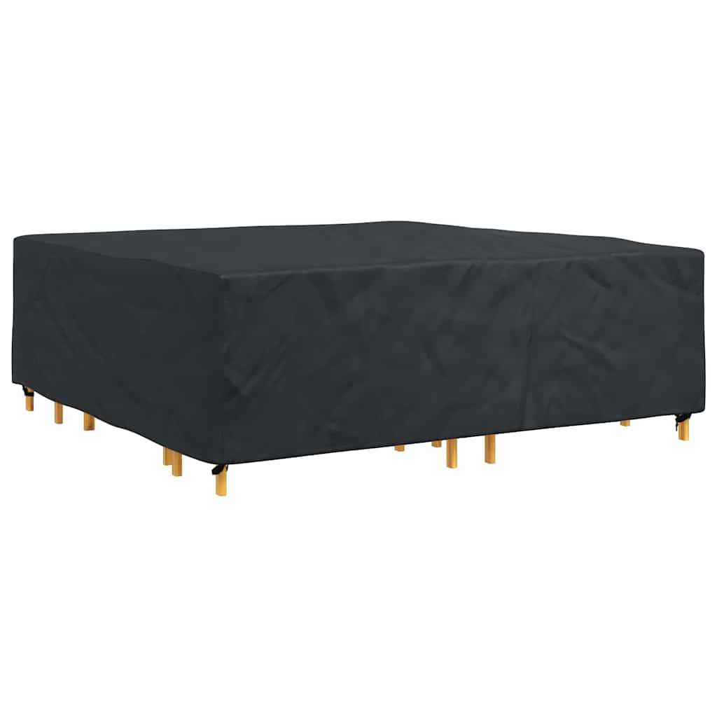 vidaXL Copertura per mobili da esterno Nero 220 x 220 x 70 cm 600D