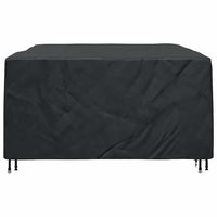 vidaXL Copertura per mobili da esterno Nero 220 x 190 x 85 cm 210D