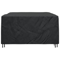 Copertura per mobili da esterno Nero 220 x 190 x 85 cm 210D 4105789