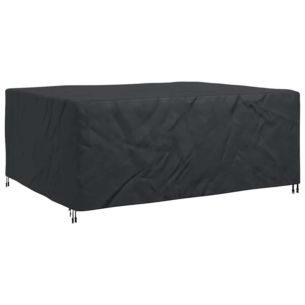 vidaXL Copertura per mobili da esterno Nero 220 x 190 x 85 cm 420D