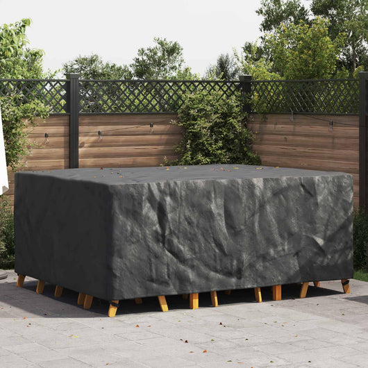 Copertura per mobili da esterno Nero 220 x 190 x 85 cm 600D 4105791