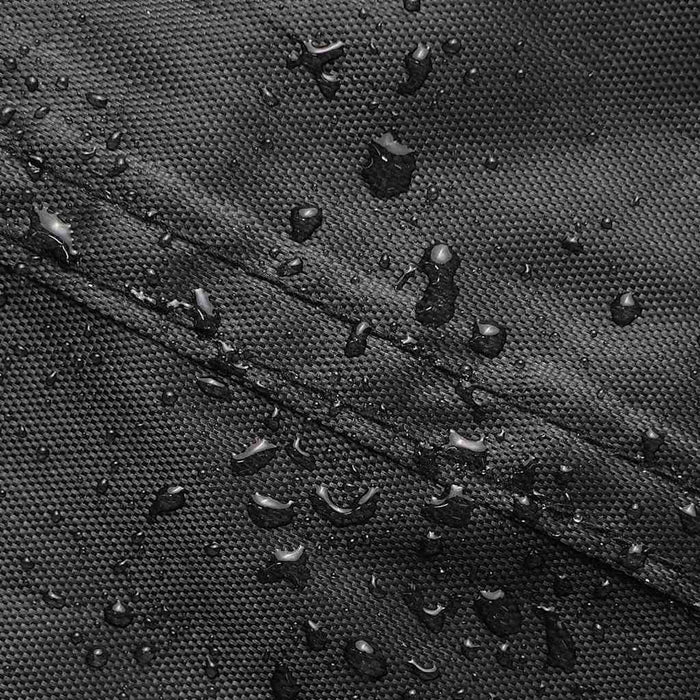 vidaXL Copertura per mobili da esterno Nero 229 x 113 x 73 cm 210D