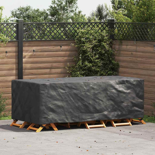 vidaXL Copertura per mobili da esterno Nero 229 x 113 x 73 cm 420D