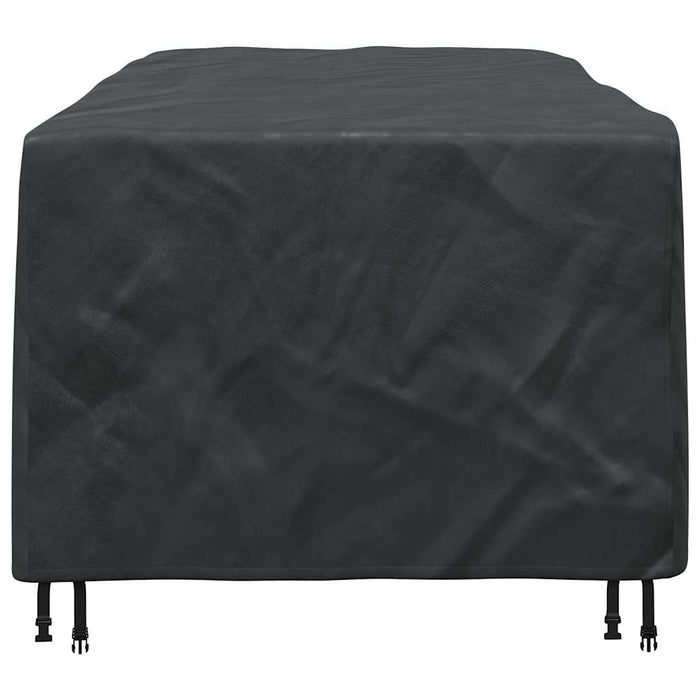 vidaXL Copertura per mobili da esterno Nero 229 x 113 x 73 cm 420D