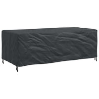 vidaXL Copertura per mobili da esterno Nero 229 x 113 x 73 cm 600D