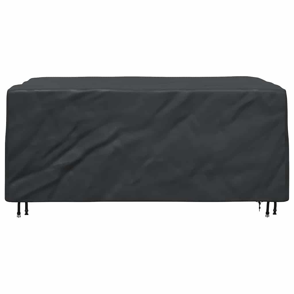 vidaXL Copertura per mobili da esterno Nero 230 x 165 x 80 cm 600D