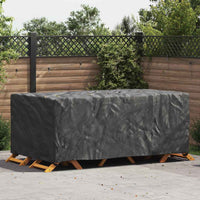 vidaXL Copertura per mobili da esterno Nero 240 x 110 x 70 cm 600D