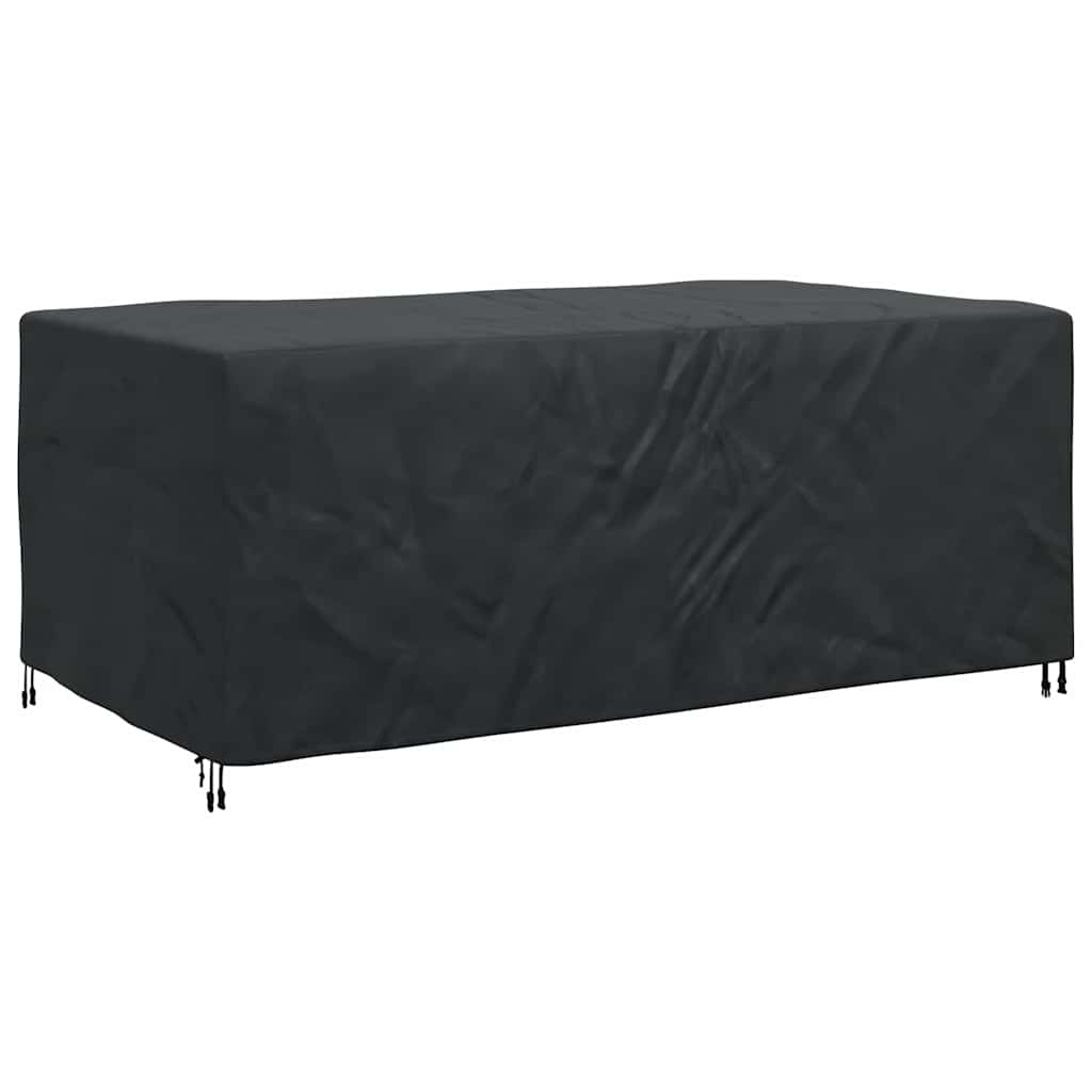 vidaXL Copertura per mobili da esterno Nero 240 x 140 x 90 cm 210D