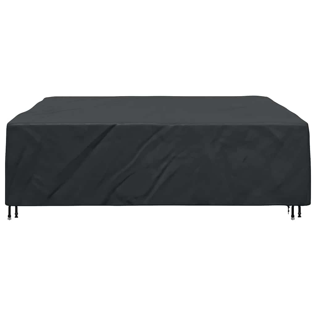 vidaXL Copertura per mobili da esterno Nero 260 x 260 x 90 cm 210D