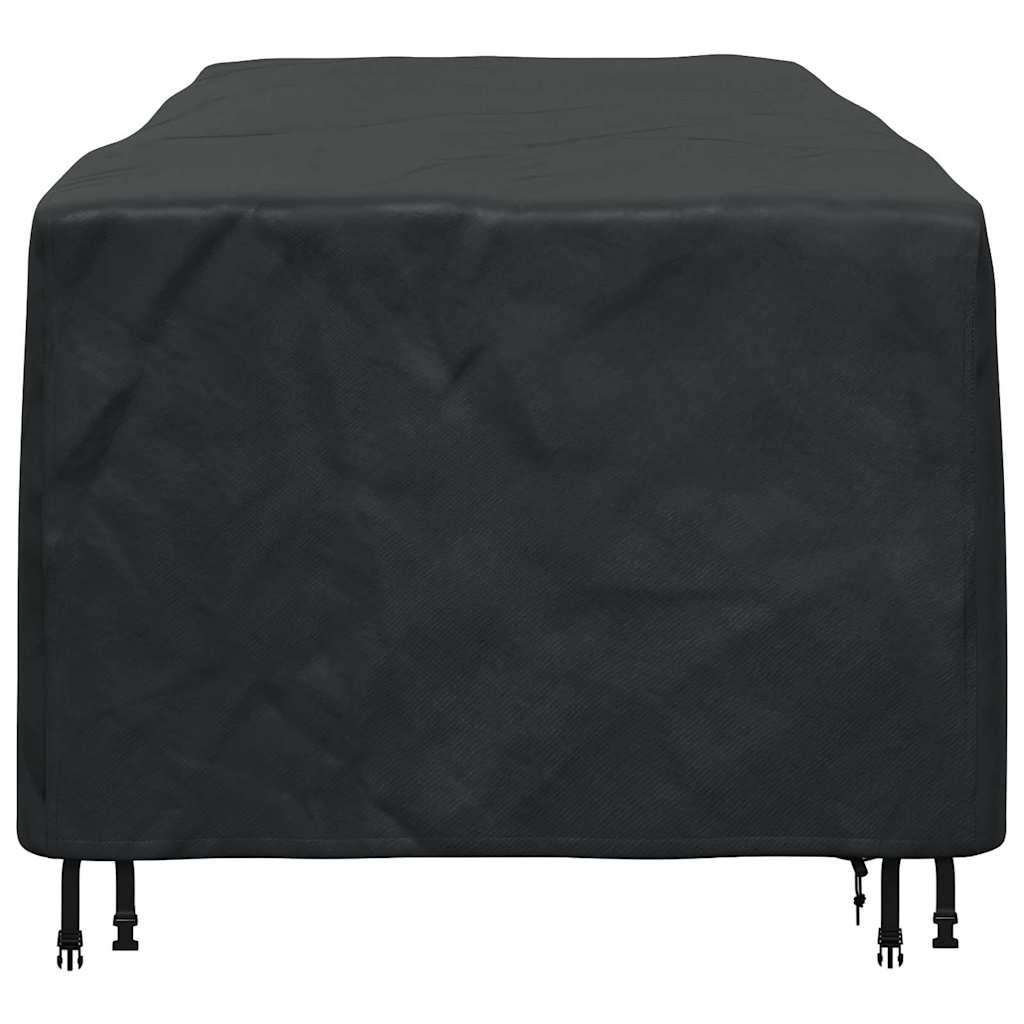 vidaXL Copertura per mobili da esterno Nero 270 x 110 x 70 cm 600D