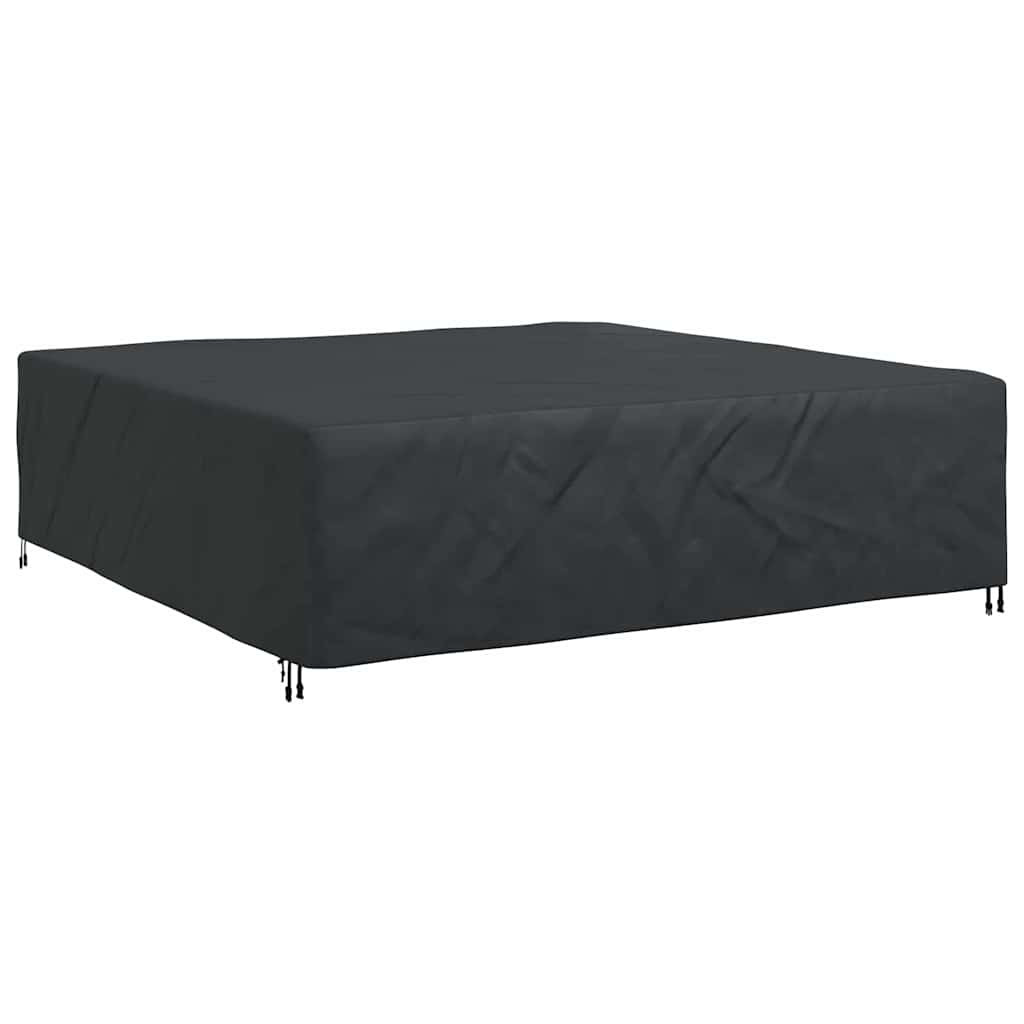 vidaXL Copertura per mobili da esterno Nero 275 x 275 x 70 cm 210D
