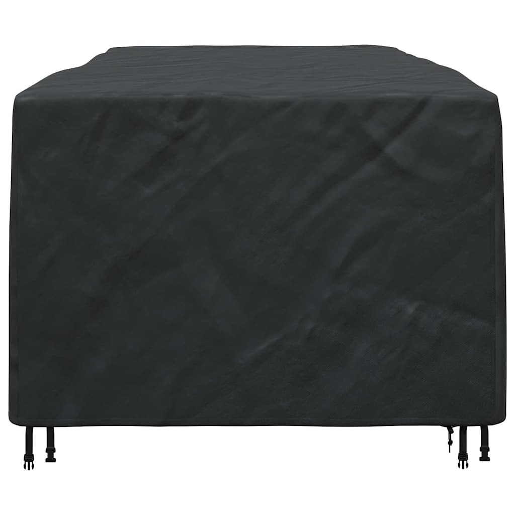 vidaXL Copertura per mobili da esterno Nero 300 x 140 x 90 cm 210D