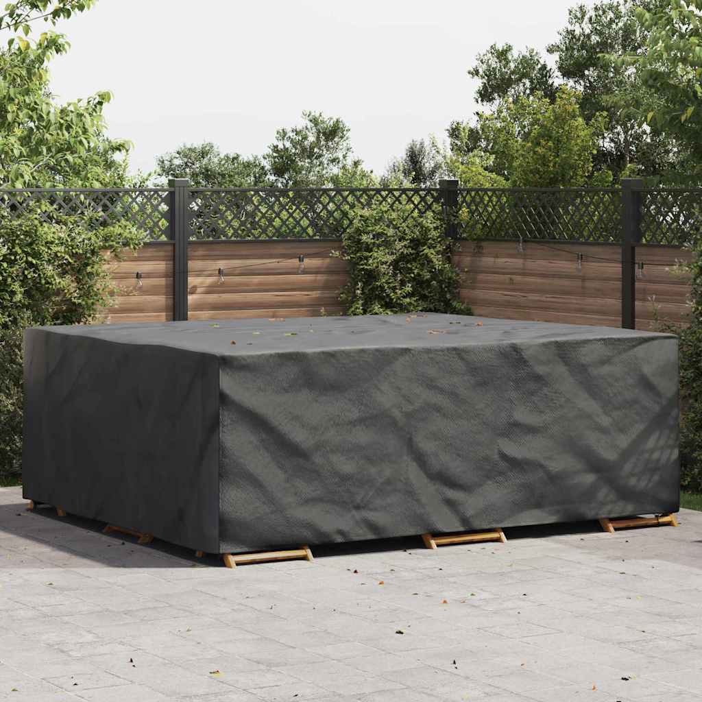 vidaXL Copertura per mobili da esterno Nero 300 x 250 x 70 cm 420D