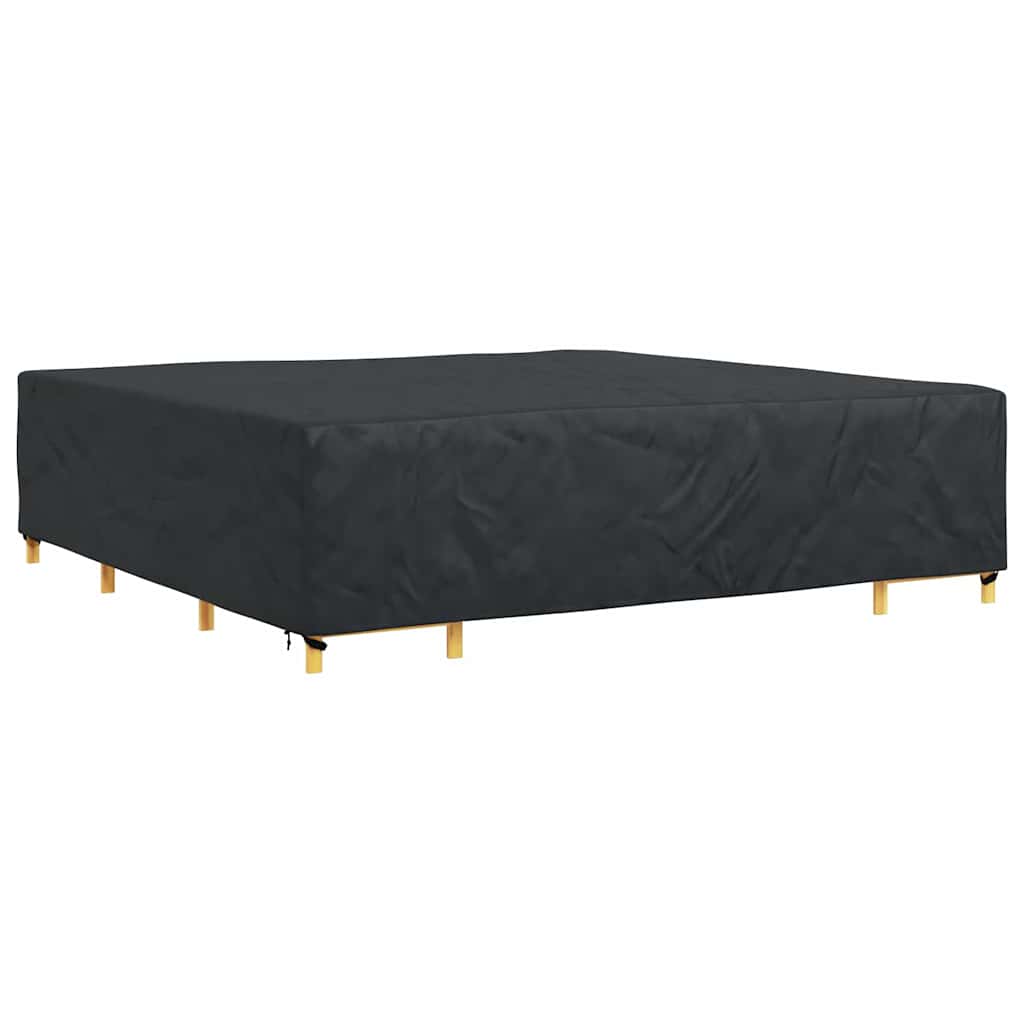 vidaXL Copertura per mobili da esterno Nero 300 x 300 x 70 cm 420D