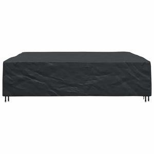 vidaXL Copertura per mobili da esterno Nero 300 x 300 x 70 cm 600D