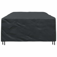 vidaXL Copertura per mobili da esterno Nero 305 x 190 x 85 cm 420D