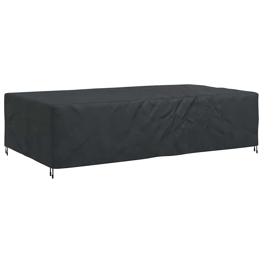 vidaXL Copertura per mobili da esterno Nero 315 x 180 x 74 cm 210D