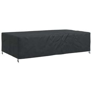 vidaXL Copertura per mobili da esterno Nero 315 x 180 x 74 cm 210D