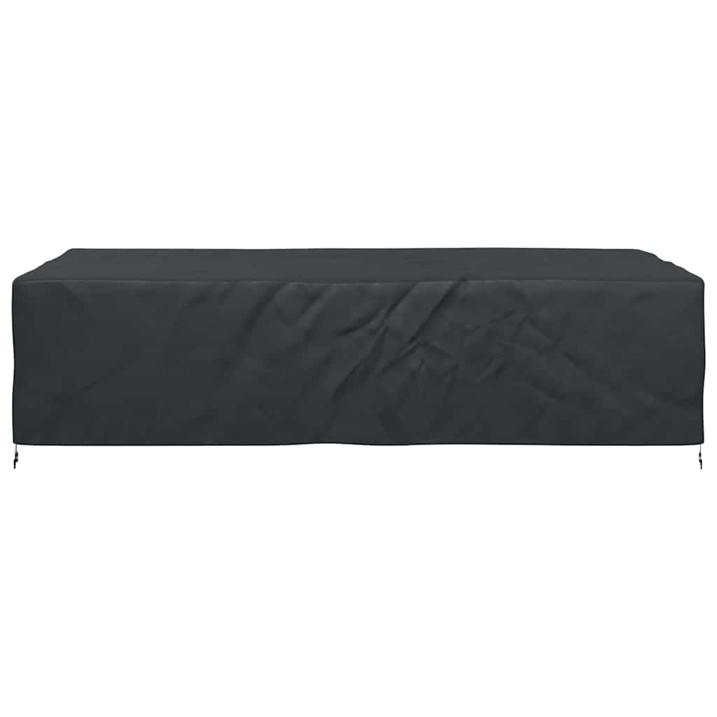 vidaXL Copertura per mobili da esterno Nero 315 x 180 x 74 cm 210D