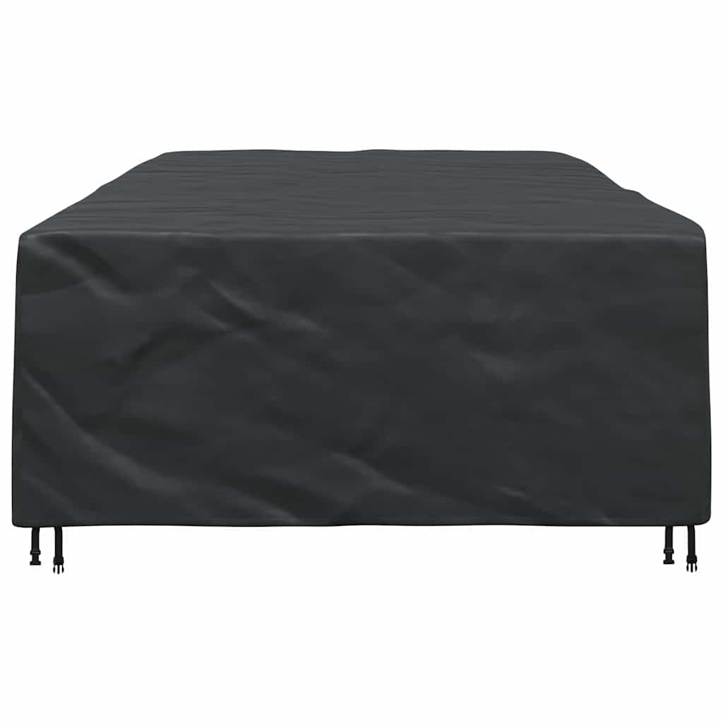 vidaXL Copertura per mobili da esterno Nero 315 x 180 x 74 cm 420D